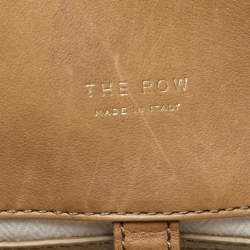 The Row Brown Leather The Margaux 17 Satchel