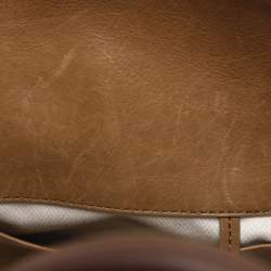 The Row Brown Leather The Margaux 17 Satchel