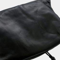Pre Owned حقيبة كتف ذا رو سوداء جلدية