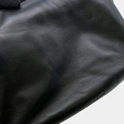 Pre Owned حقيبة كتف ذا رو سوداء جلدية
