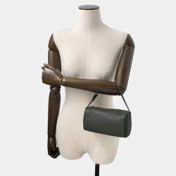 Pre Owned The Row 90’s Dark Khaki Leather Handbag