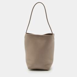Pre Owned The Row Beige Leather Small N/S Park Tote