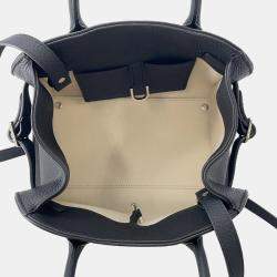 Pre Owned The Row Soft Margaux 10 Black Leather Handbag