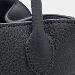Pre Owned The Row Soft Margaux 10 Black Leather Handbag