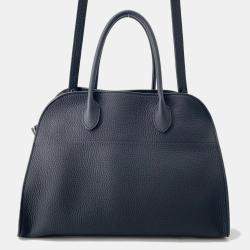 Pre Owned The Row Margaux Black Leather Handbag 12