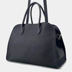 Pre Owned The Row Margaux Black Leather Handbag 12