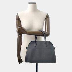 Pre Owned The Row Margaux Black Leather Handbag 12