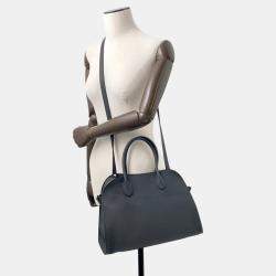 Pre Owned The Row Margaux Black Leather Handbag 12