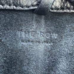 Pre Owned The Row N/S Park Tote Black Calf Leather Size Small