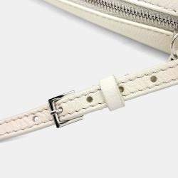 Pre Owned حقيبة باغيت تسعينات ذا رو بيضاء جلدية