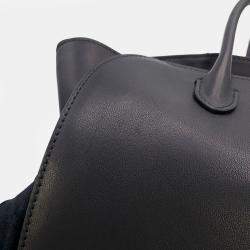 Pre Owned The Row Marlo Tote Black Calf Leather Size 12