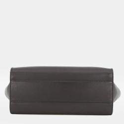 Pre Owned The Row Marlo Tote Black Calf Leather Size 12