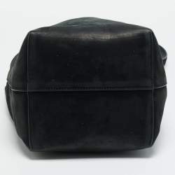 مملوكة مسبقًا حقيبة يد توتس ذا رو شامواه أسود بارك N/S