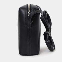Pre Owned The Row Black Leather Regent Crossbody Bag