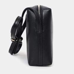 Pre Owned The Row Black Leather Regent Crossbody Bag