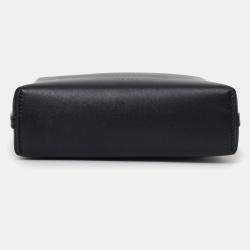 Pre Owned The Row Black Leather Regent Crossbody Bag