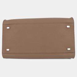 Pre Owned حقيبة جلد زيتوني داكن ذا رو سوفت مارجو 12