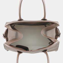 Pre Owned حقيبة جلد زيتوني داكن ذا رو سوفت مارجو 12