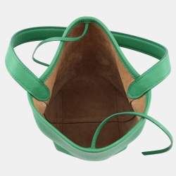 مملوكة مسبقًا The Row N/S Park Small Green Leather Tote Bag