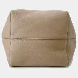 Pre Owned The Row N/S Park Tote Large Taupe Leather Bag