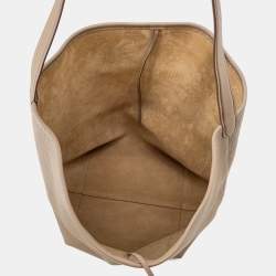 Pre Owned The Row N/S Park Tote Large Taupe Leather Bag