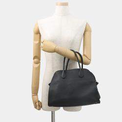 Pre Owned The Row Soft Margaux 12 Black Leather