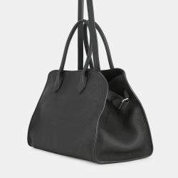 Pre Owned The Row Soft Margaux 12 Black Leather