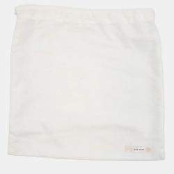 Pre Owned The Row Slouchy Banana Shoulder Bag Navy Suede Size Small