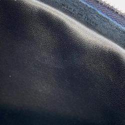 Pre Owned The Row Slouchy Banana Shoulder Bag Navy Suede Size Small