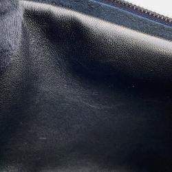 Pre Owned The Row Slouchy Banana Shoulder Bag Navy Suede Size Small