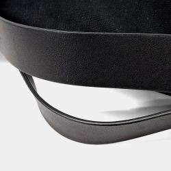 Pre Owned The Row Black Fabric Kit Tote Bag