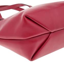 The Row Red Soft Leather Tote 