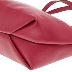 The Row Red Soft Leather Tote 
