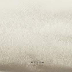 Pre Owned The Row Ivory Leather Small Everyday Hobo 