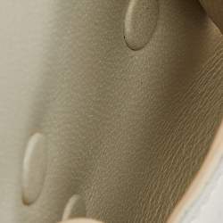 The Row Ivory Leather Horizontal Belt Bag