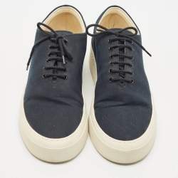 The Row Black Canvas Marie H Sneakers Size 39