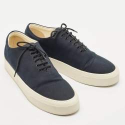 The Row Black Canvas Marie H Sneakers Size 39