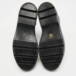 The Row Black Leather Boris Ankle Boots Size 38.5