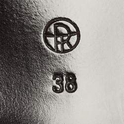 Pre Owned The Row Dark Brown Leather Ravello Slingback Flats Size 38