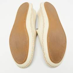 Pre Owned The Row Cream Leather Ballet Flats Size 37