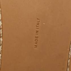 Pre Owned The Row Cream Leather Ballet Flats Size 37