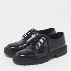 Pre Owned The Row Ranger Size 35.5 Black Leather Derby