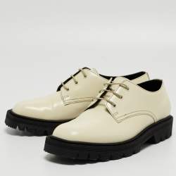 The Row Cream Leather Ranger Derby Size 35.5