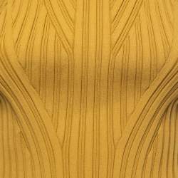 The Sei Yellow Ribbed Knit Sleeveless Top M