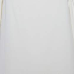 Theory Ivory Rosina Crepe Keyhole Sleeve Slip Tank Top M