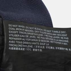 مملوكة مسبقًا Theory Navy Blue Rib Knit Palazzo Pants S