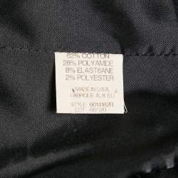 Theory Grey Stripe Patterned Cotton Blend Blazer XS 