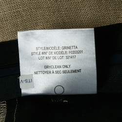 Pre Owned Theory Beige Linen Wide Leg Trousers S