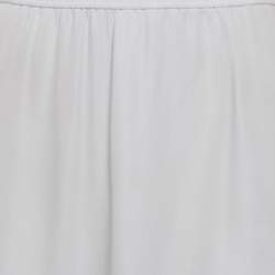 Theory Light Blue Silk Flared Midi Skirt L