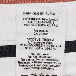 Theory Pink Traceable Wool Treeca Pants XS